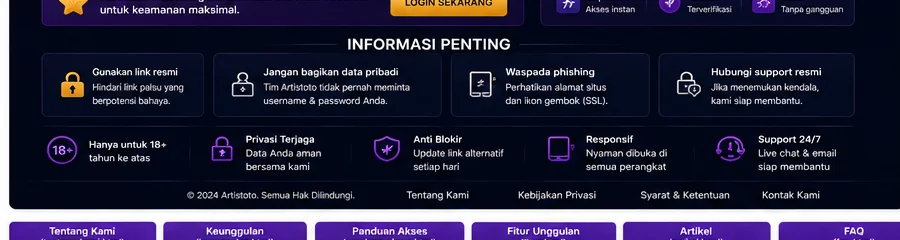 Ilustrasi Review Editorial Artistoto: Navigasi, Kejelasan, dan Keamanan Informasi
